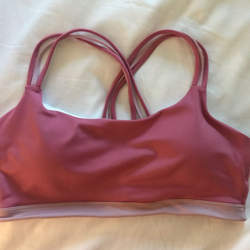 Gap fit size M pink eclipse sports bra